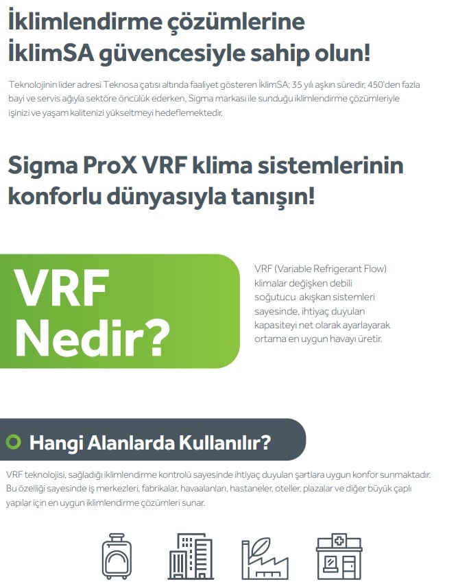 Sigma VRF KLİMA SİSTEMLERİ